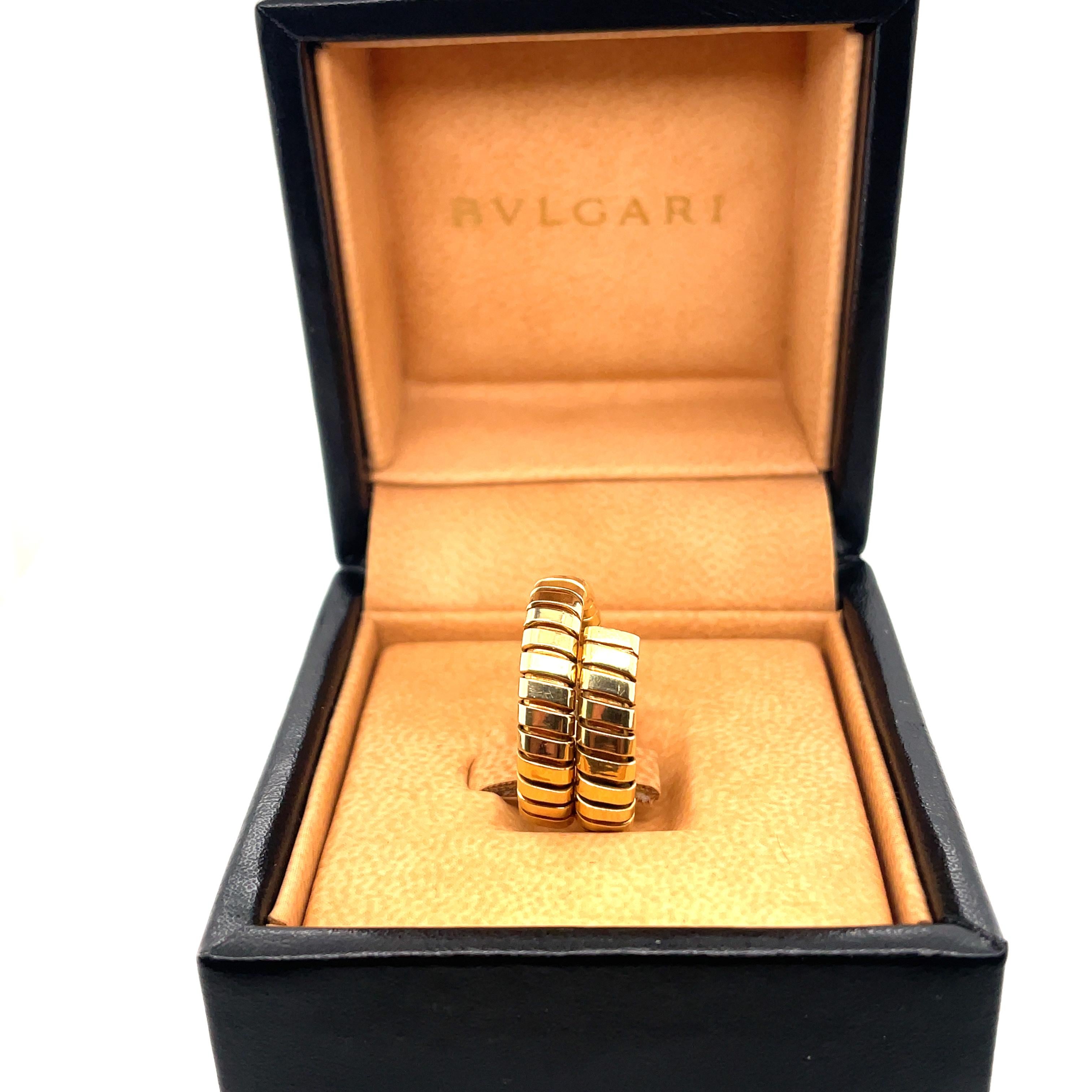 Vintage Bvlgari Tubogas Ring 3