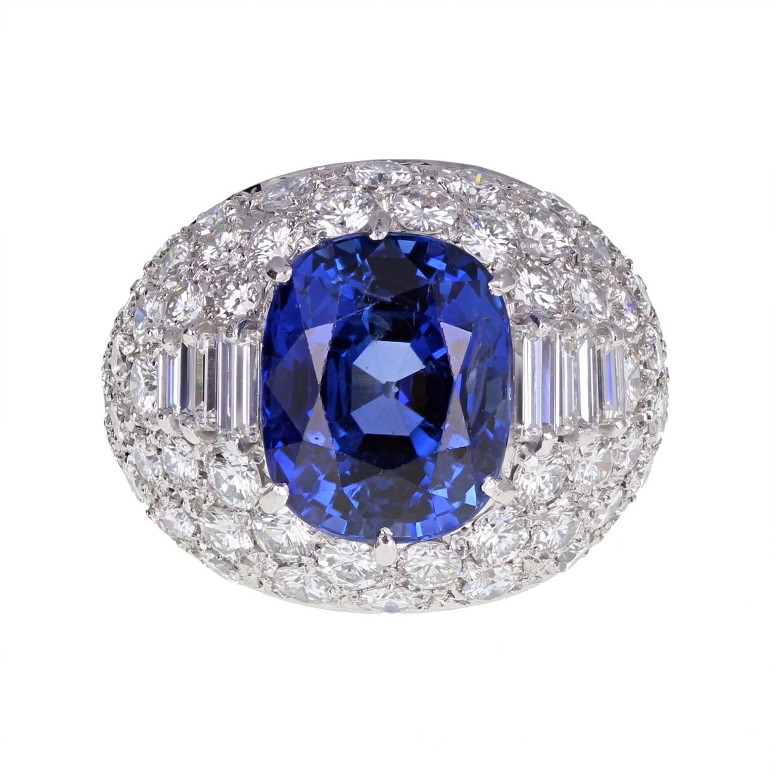 bvlgari blue sapphire ring