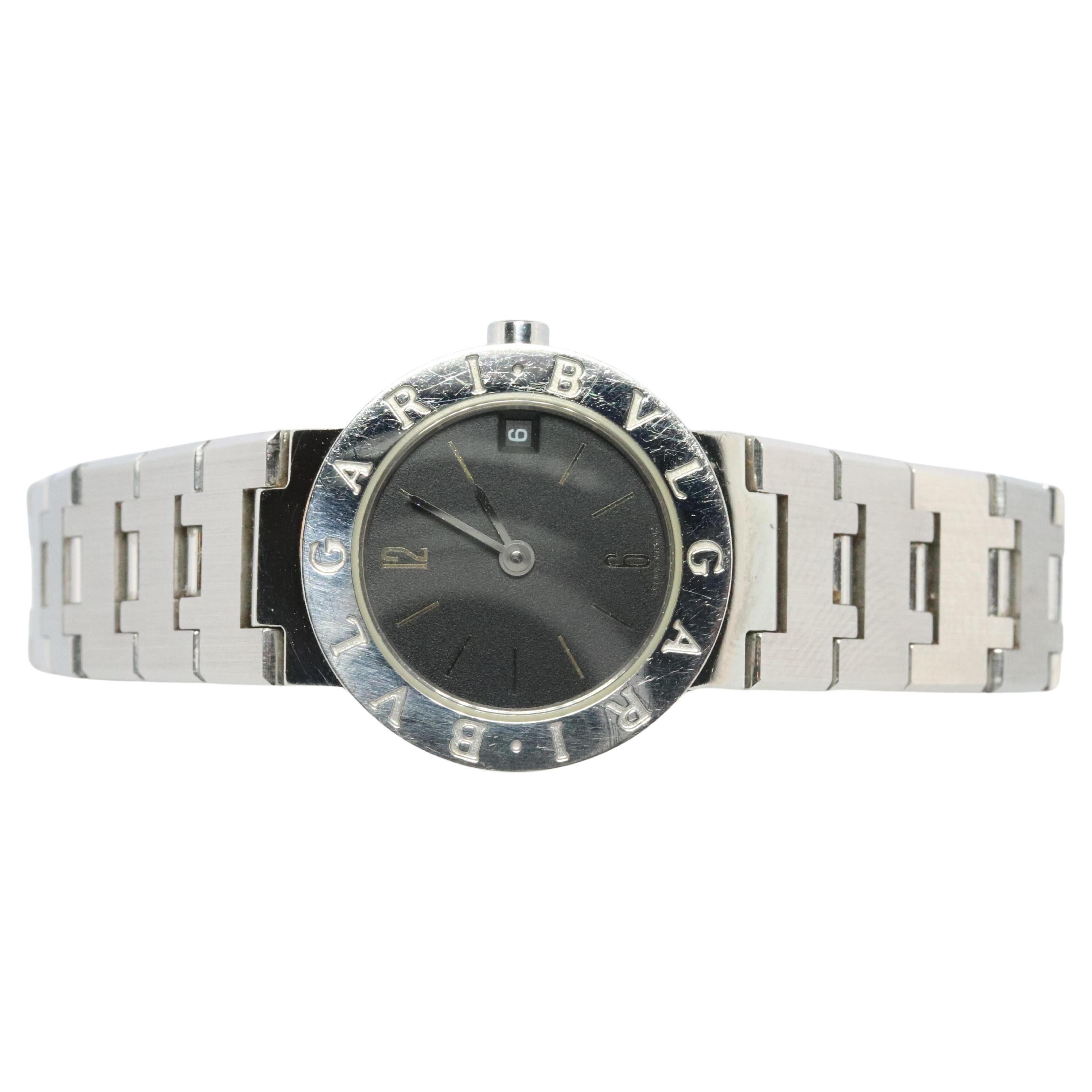 Reloj Vintage BVLGARI. Reloj de cuarzo Bulgari BB 23 SS de acero inoxidable. en venta