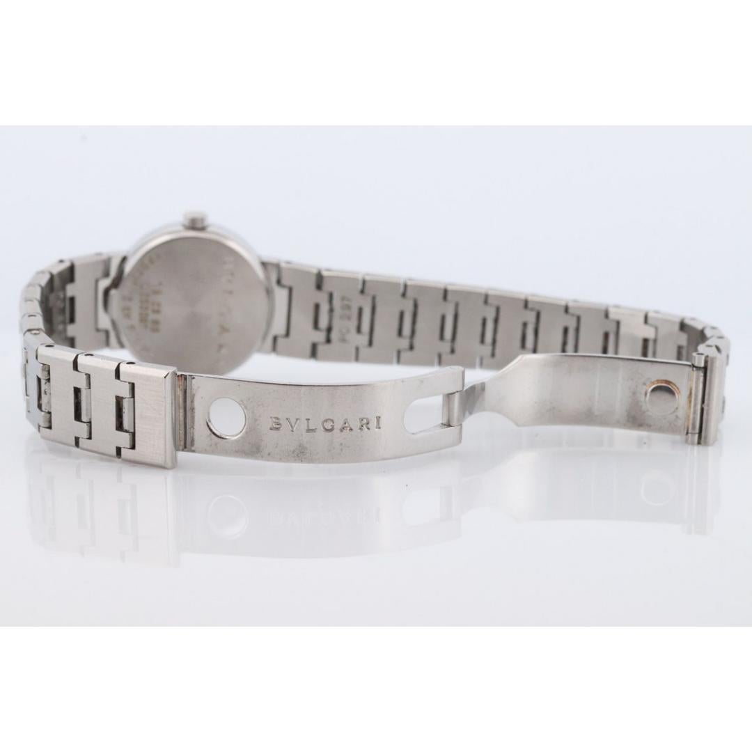 Montre BVLGARI vintage. Montre à quartz BB 23 SS en acier inoxydable Bulgari. Mesdames en vente 1