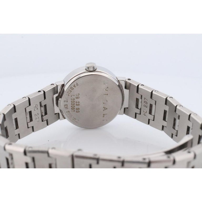 Vintage BVLGARI Watch. Bulgari BB 23 SS Stainless Steel  display picture 3