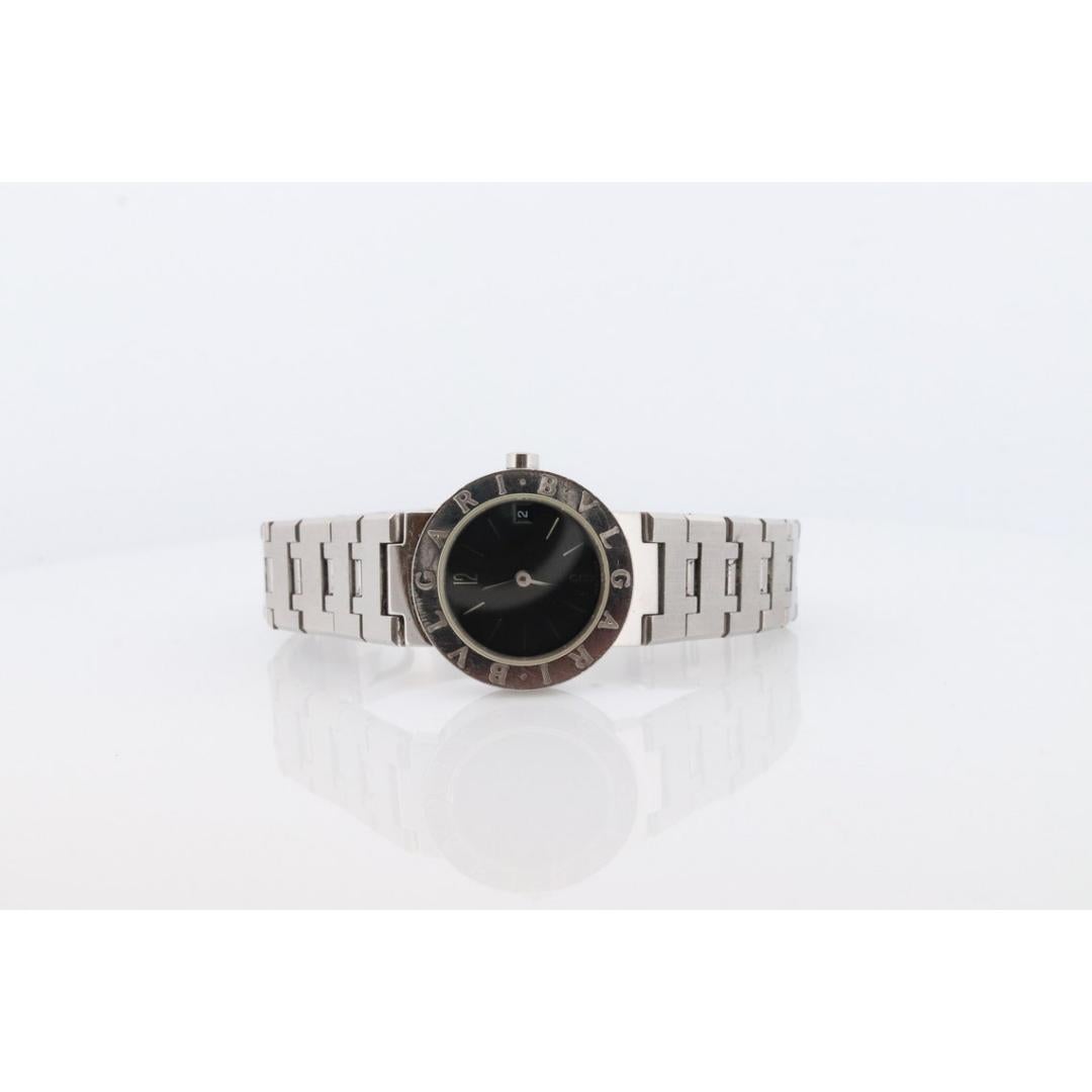 Montre BVLGARI vintage. Montre à quartz BB 23 SS en acier inoxydable Bulgari. Mesdames en vente 3