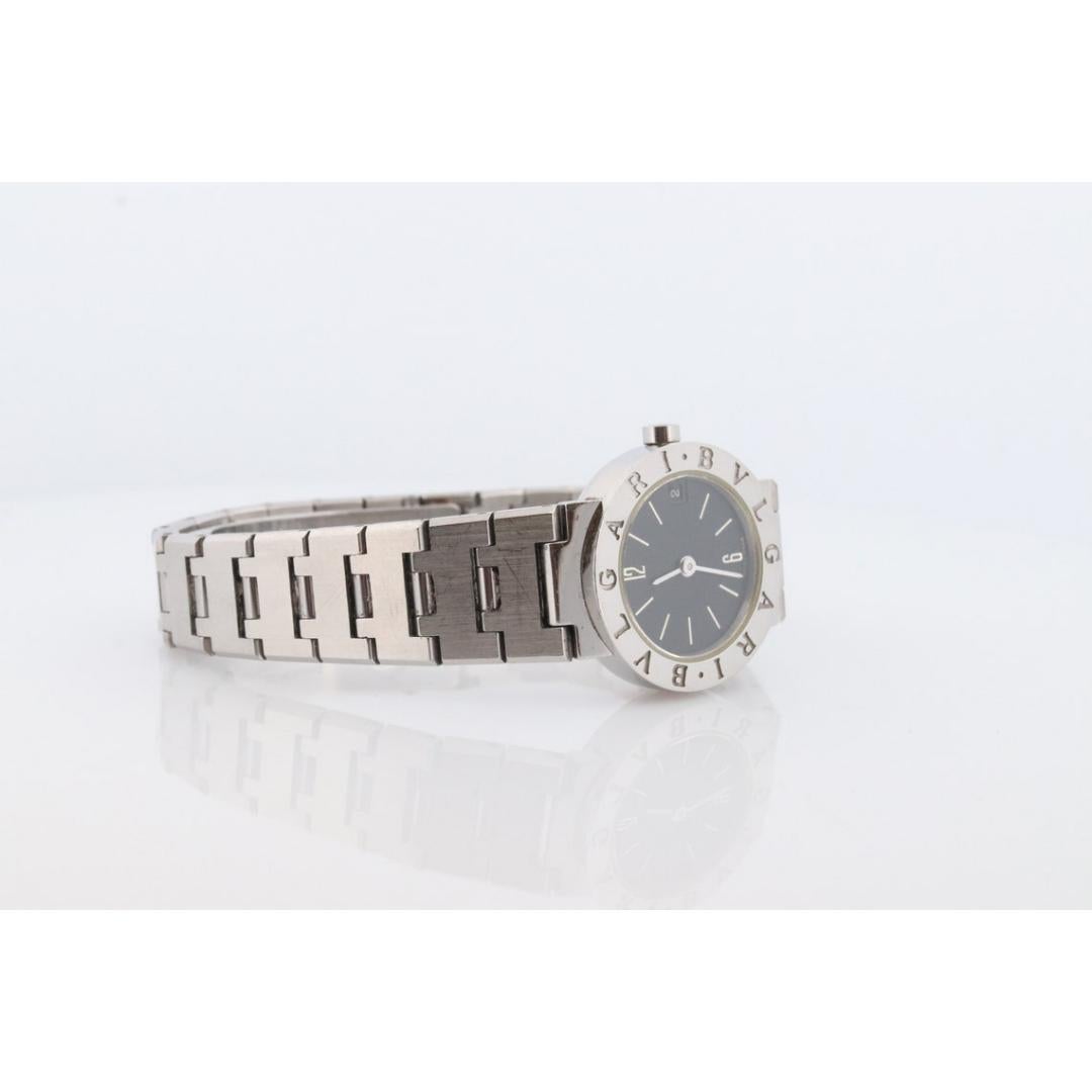 Montre BVLGARI vintage. Montre à quartz BB 23 SS en acier inoxydable Bulgari. Mesdames en vente 4