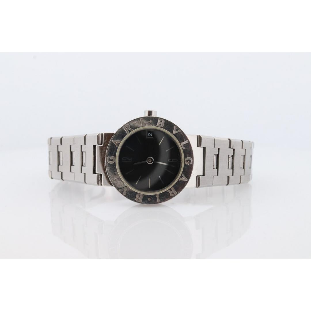 Montre BVLGARI vintage. Montre à quartz BB 23 SS en acier inoxydable Bulgari. Mesdames en vente 5
