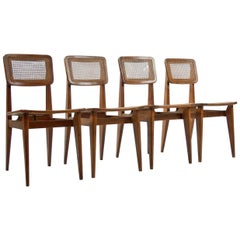 Vintage "C" Chairs by Marcel Gascoin for Arhec, France, circa 1950s