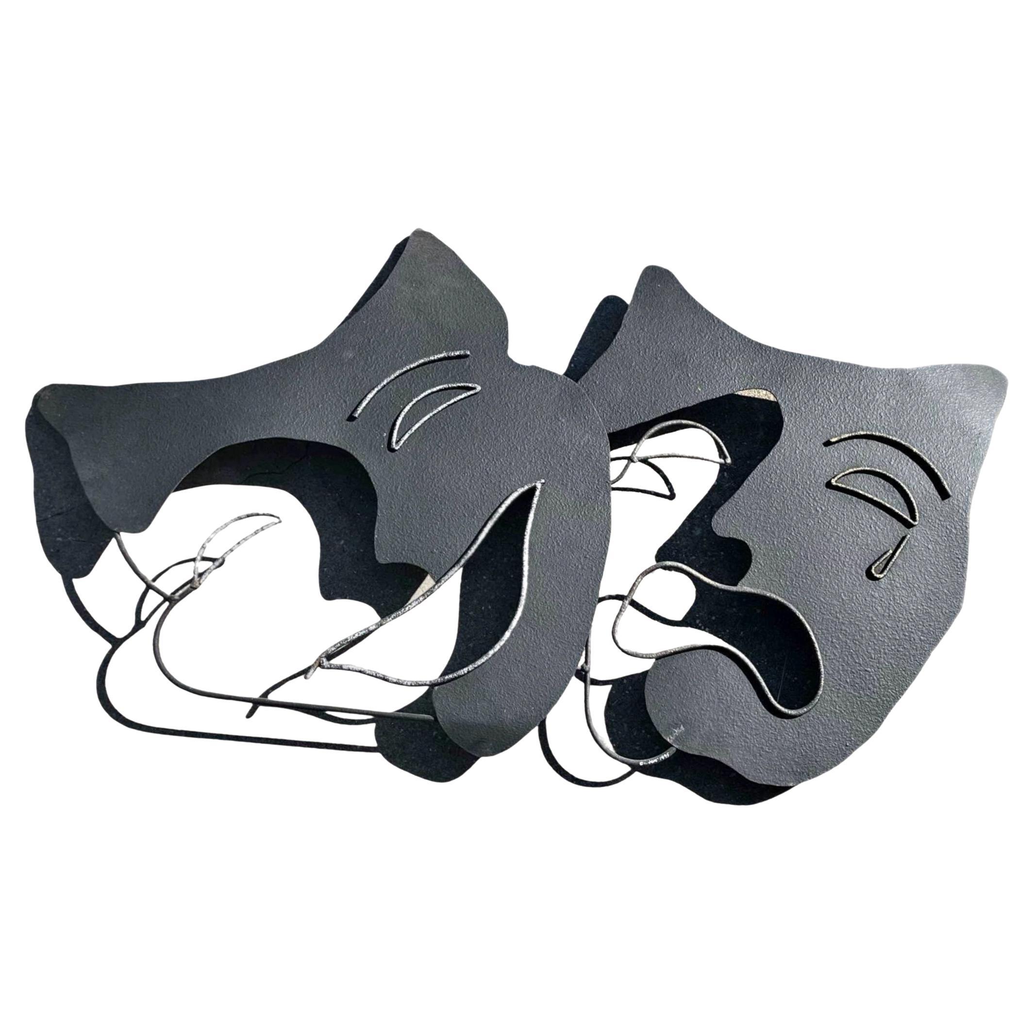 A.I.C. Metal Modern Comedy
Tragedy Masks Wall Art Sculpture Vintage C.Jere Metal Modern Comedy
Tragedy Masks