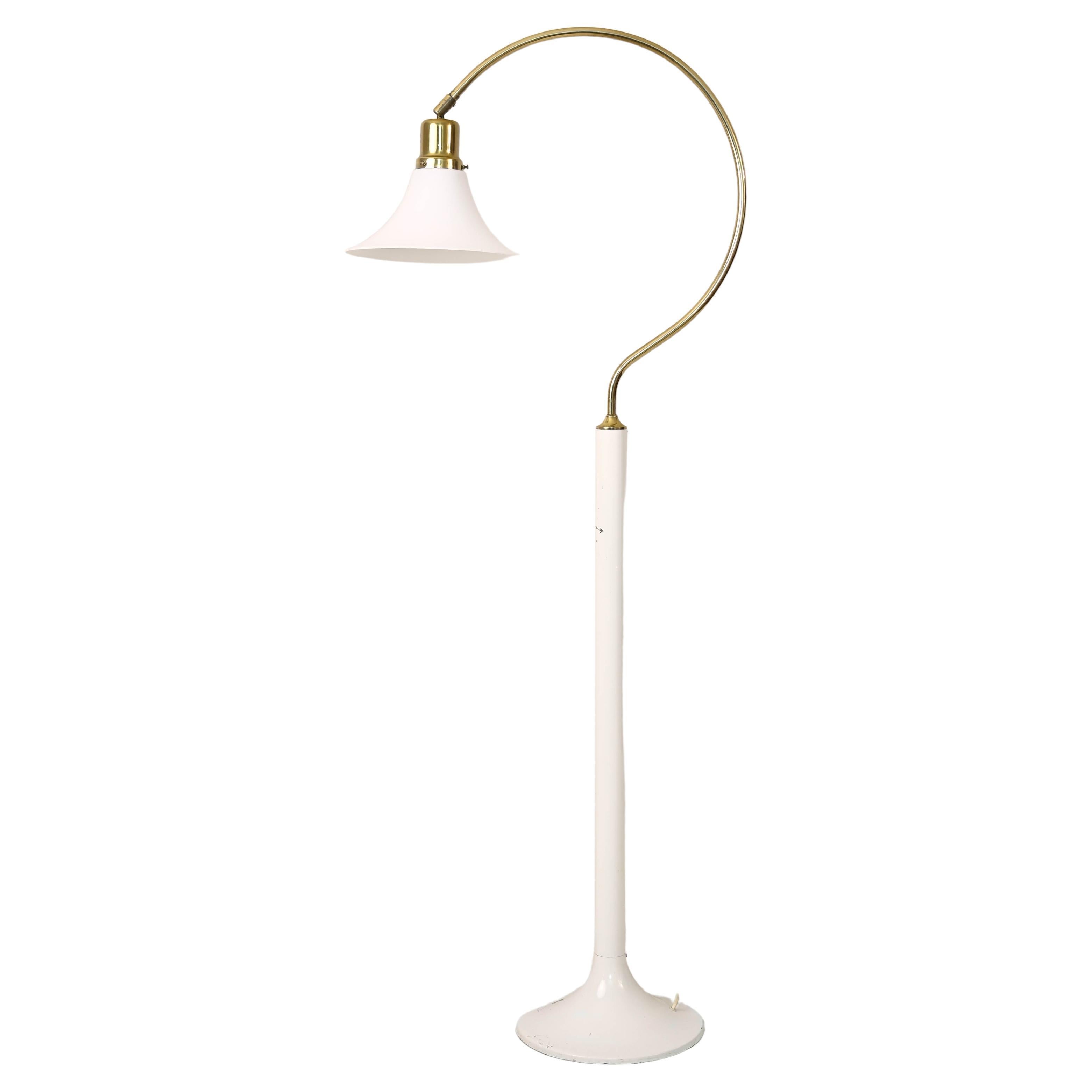 Vintage C-Shaped Lamp For Sale