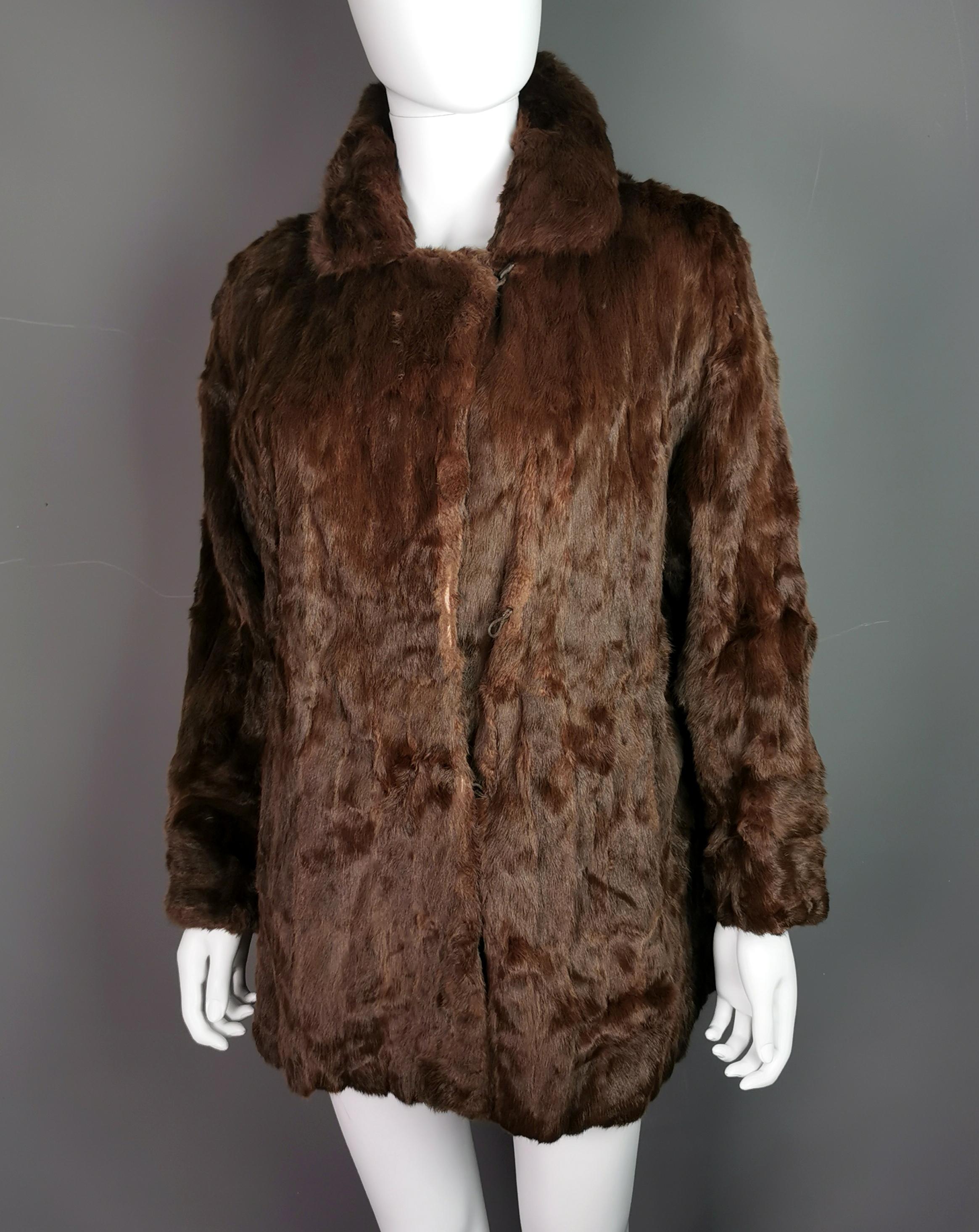 Vintage c1960s mink fur jacket  For Sale 3