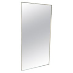 Vintage c1970s Large 31x61 Machined Aluminum John Stuart Wall Mirror MINT!