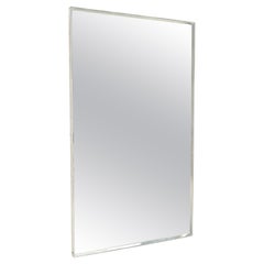 Vintage c1970s Large 33x55" Machined Aluminum John Stuart Wall Mirror MINT!