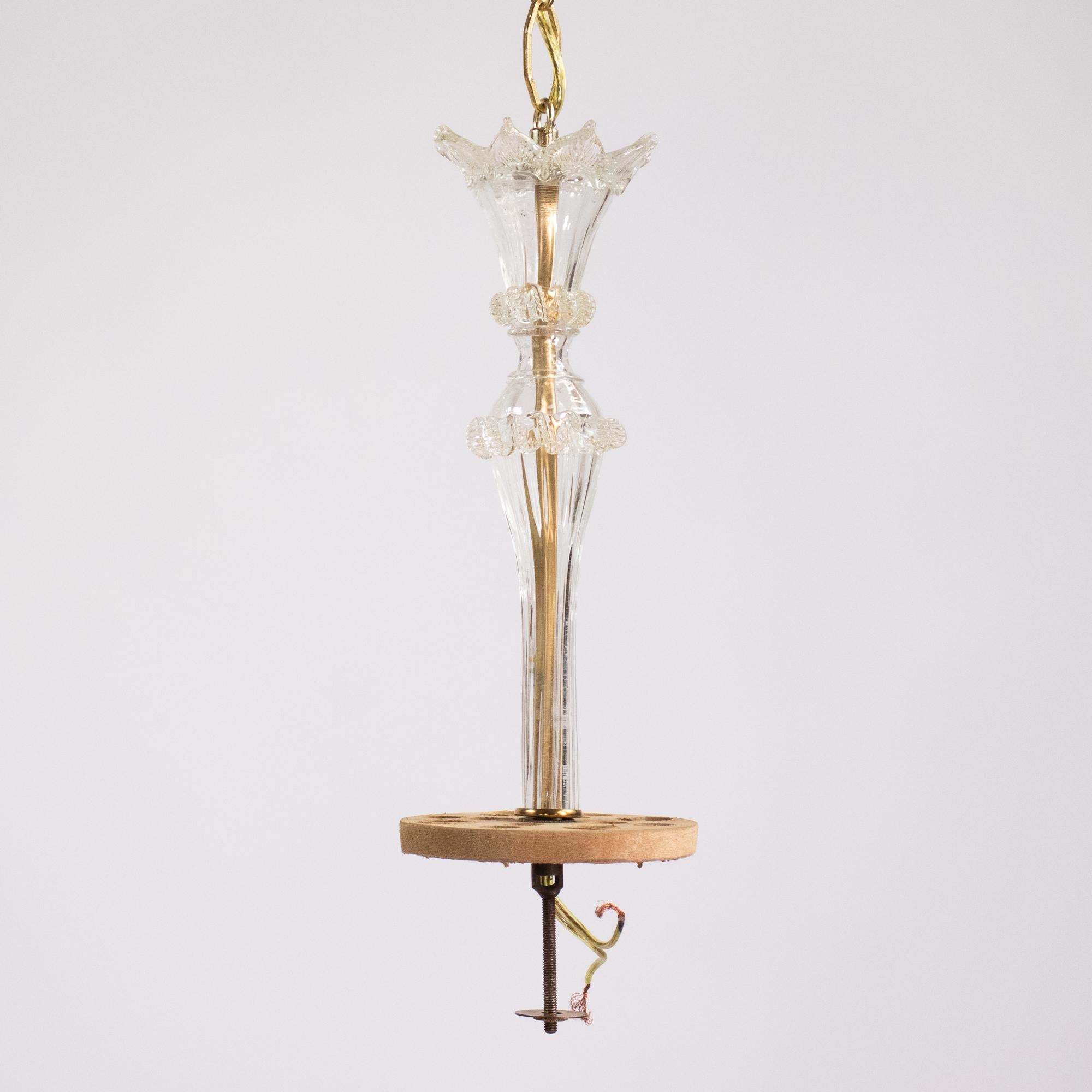 Vintage Ca’ Rezzonico Style Gold‑Infused Murano in the Manner of Giuseppe Briati For Sale 7