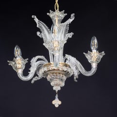 Vintage Ca’ Rezzonico Style Gold‑Infused Murano in the Manner of Giuseppe Briati