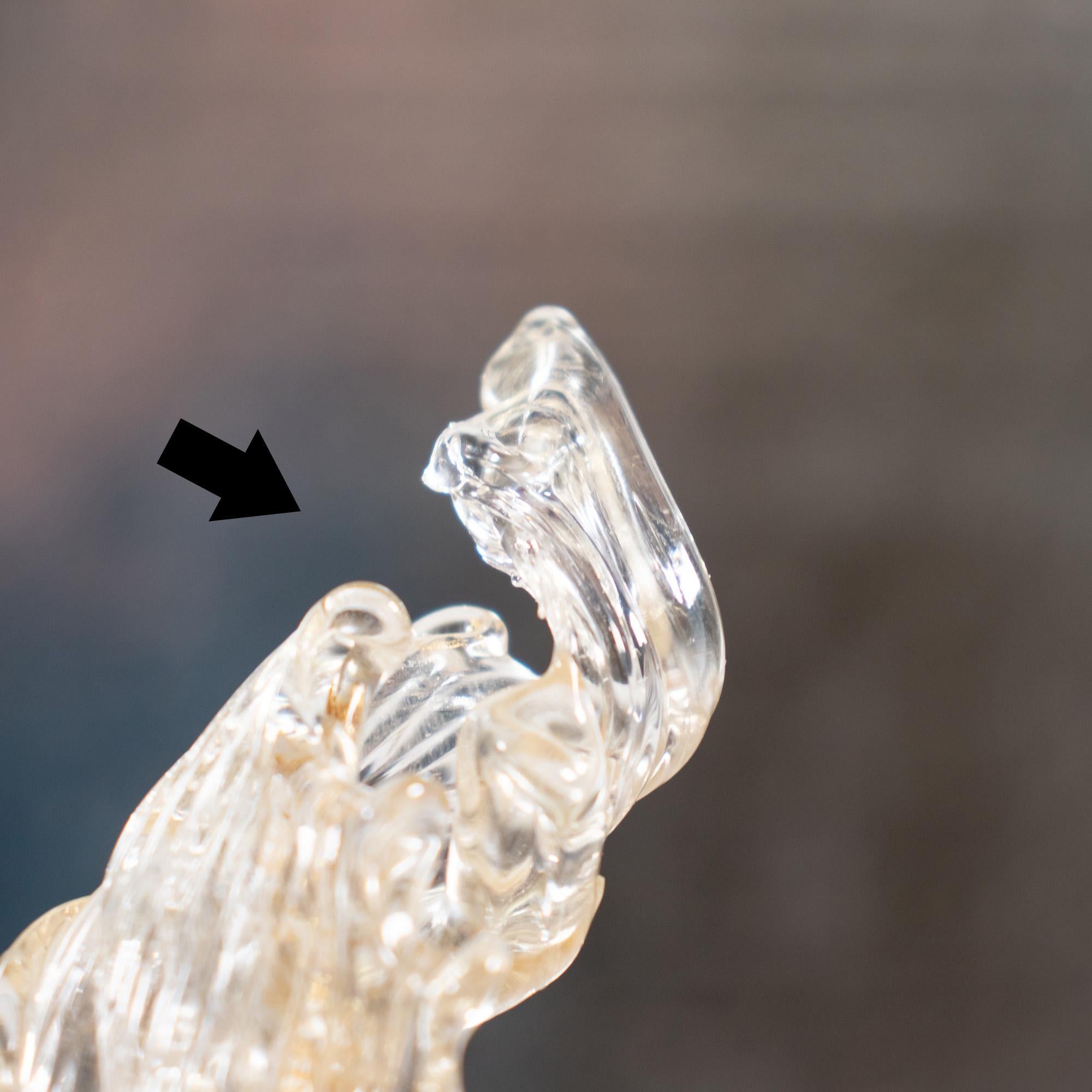 Vintage Ca' Rezzonico Style Gold-Infused Murano Kronleuchter inspiriert von Briati im Angebot 1