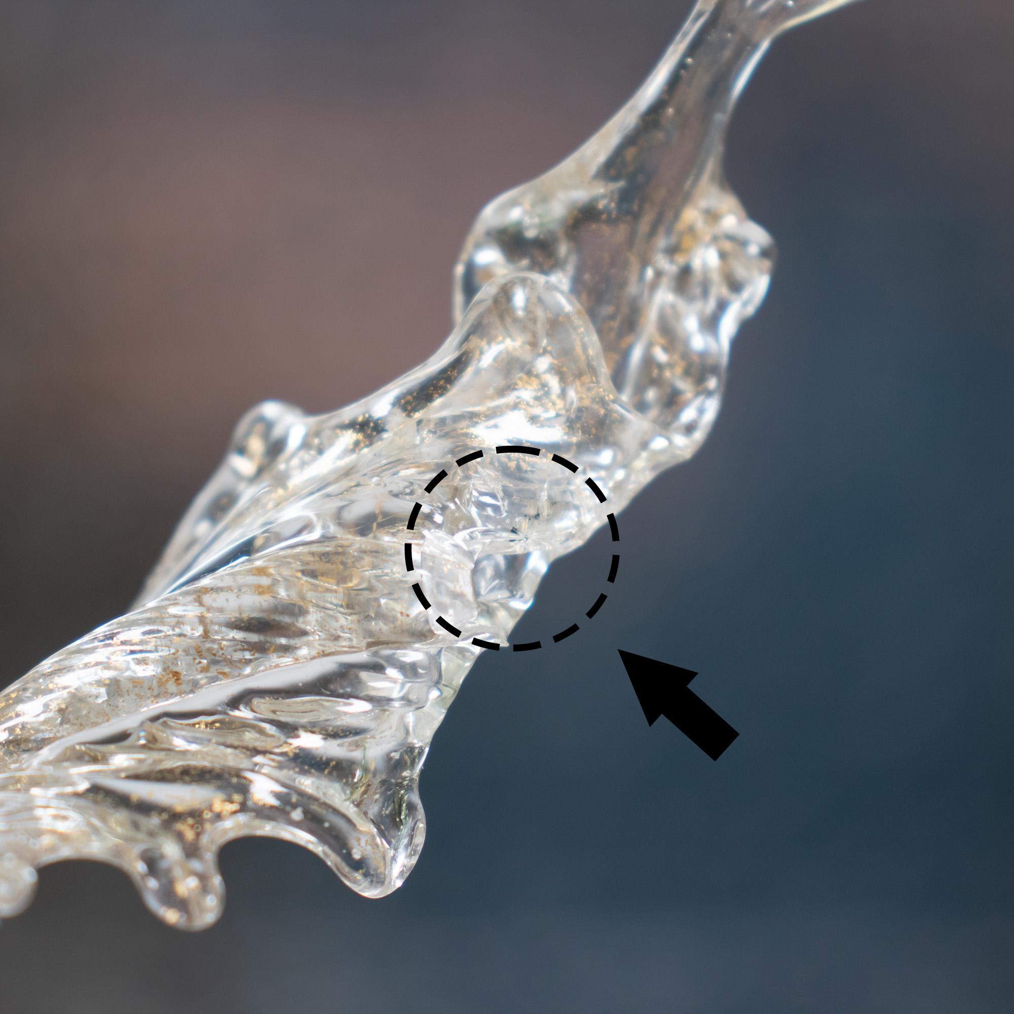 XX secolo Lampadario vintage di Murano in oro rosa in stile Ca' Rezzonico alla maniera di Briati in vendita