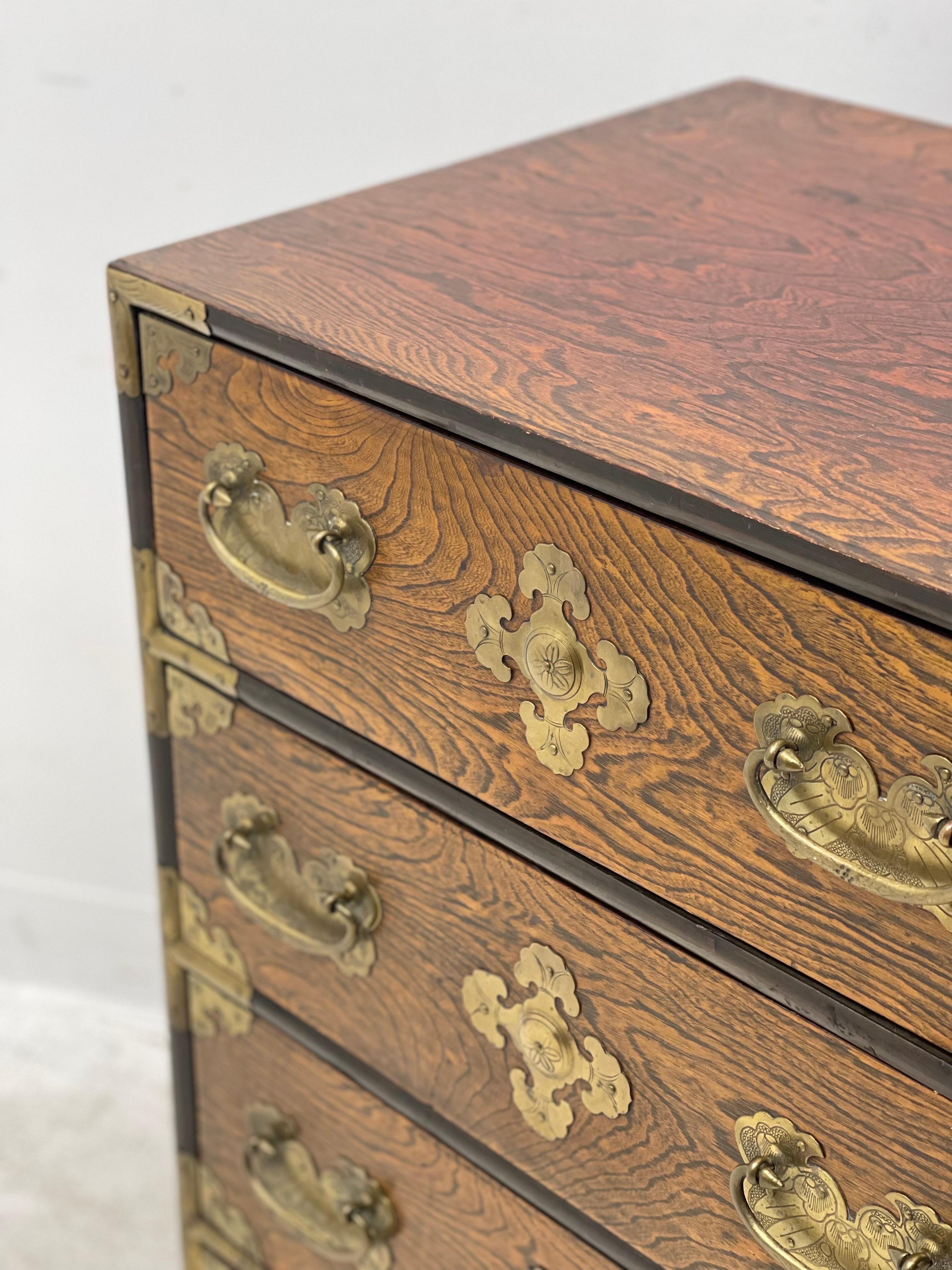 Mid-Century Modern Vintage Cabinet Dresser Storage Drawers For Sale