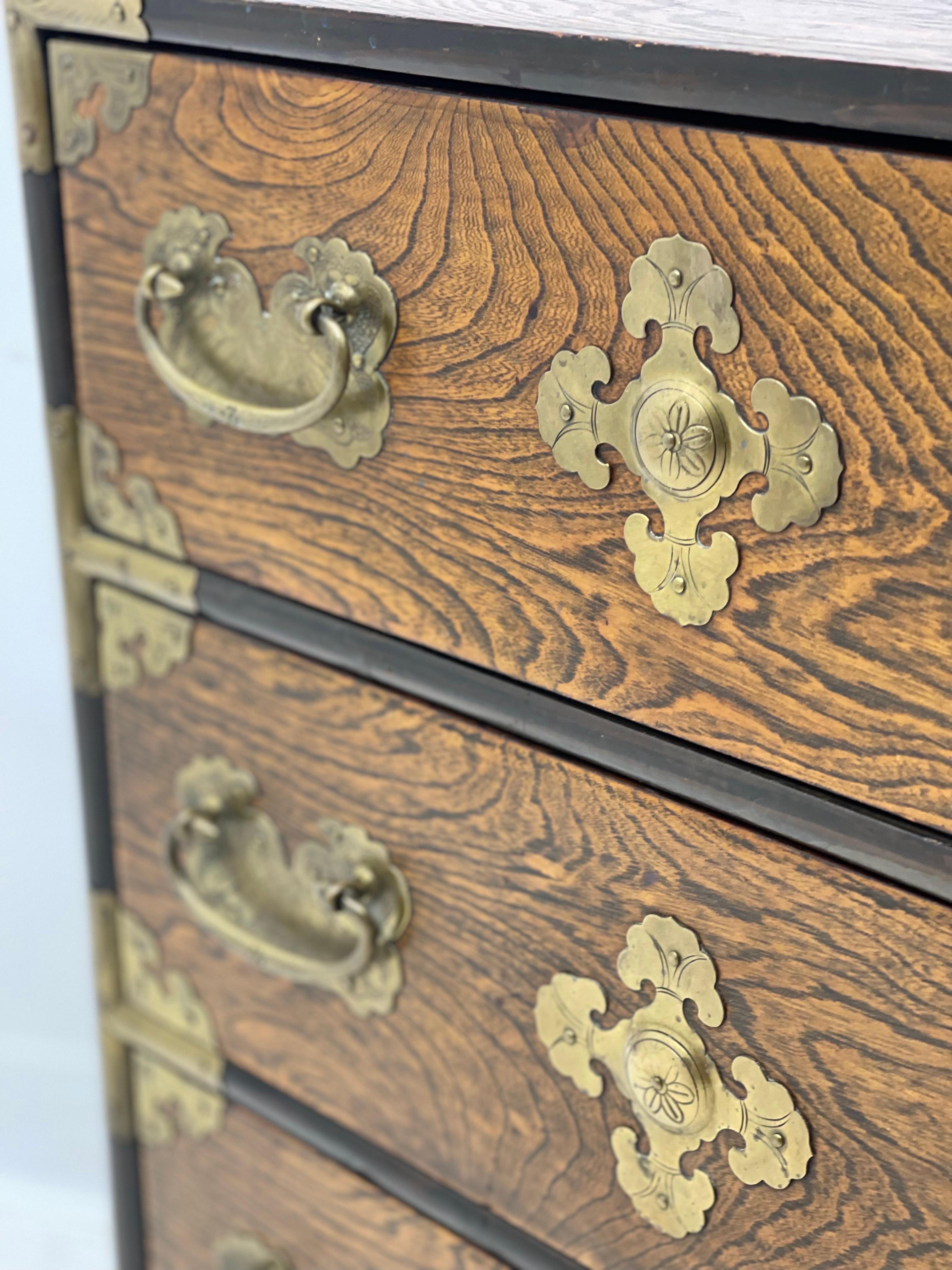 Late 20th Century Vintage Cabinet Dresser Storage Drawers For Sale