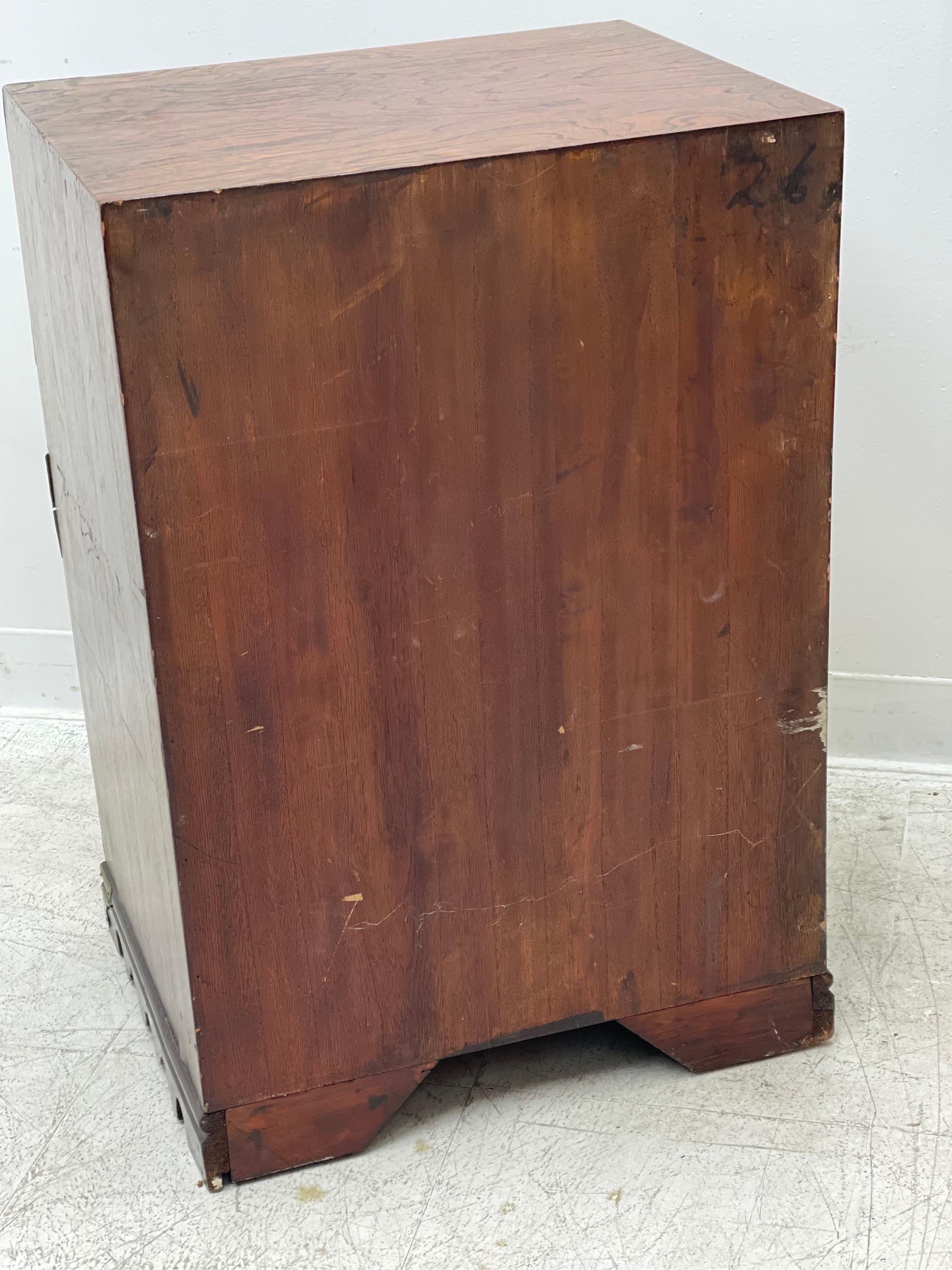 Wood Vintage Cabinet Dresser Storage Drawers For Sale