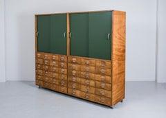 Vintage Cabinet on Rolls, Renovated in 2019