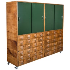 Vintage Cabinet on Rolls, Renovated in 2019
