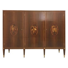 Vintage Cabinet Produced by Marelli & Colico Ascribable to Paolo Buffa, Italy