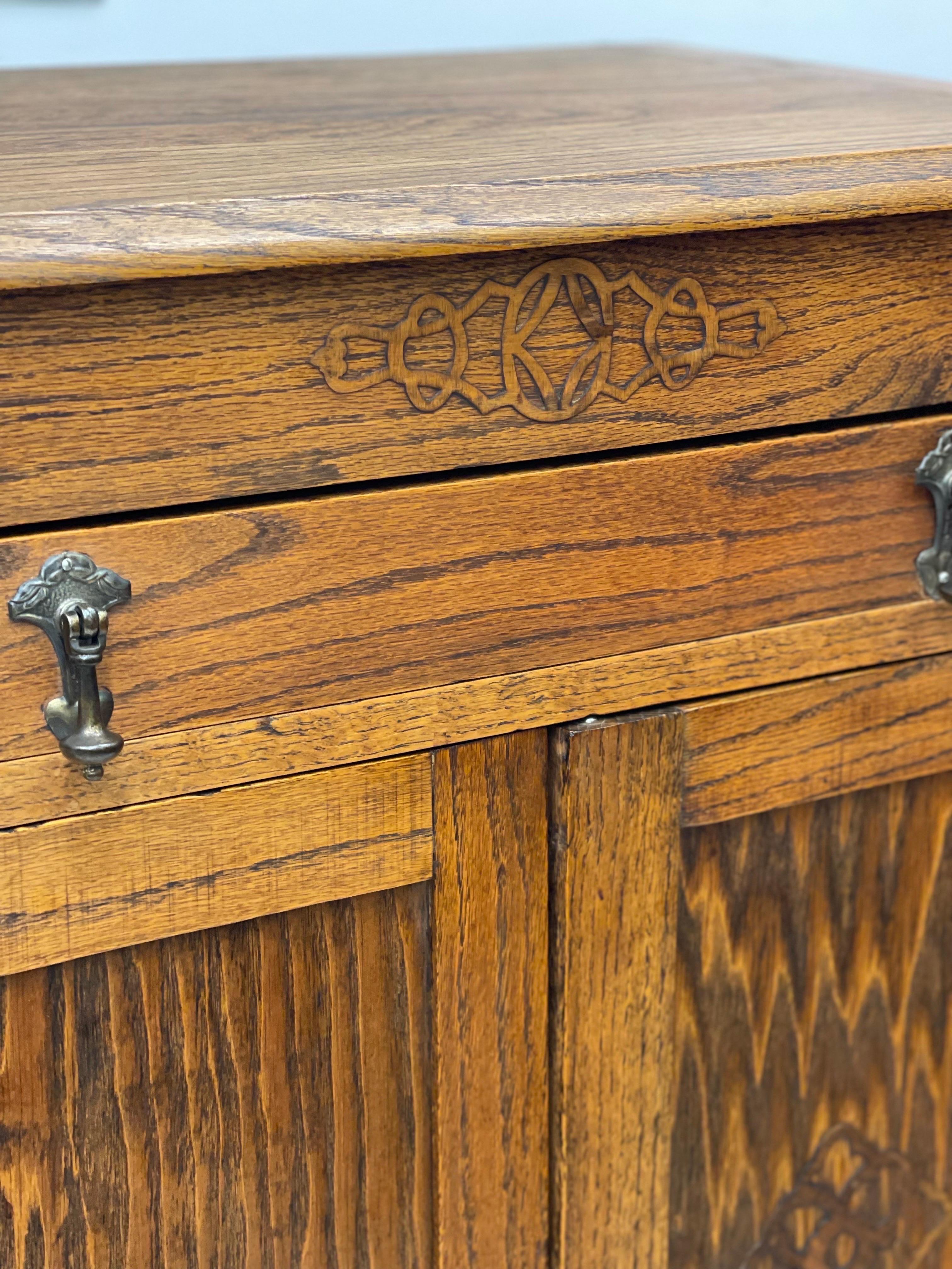 tiger wood furniture antique