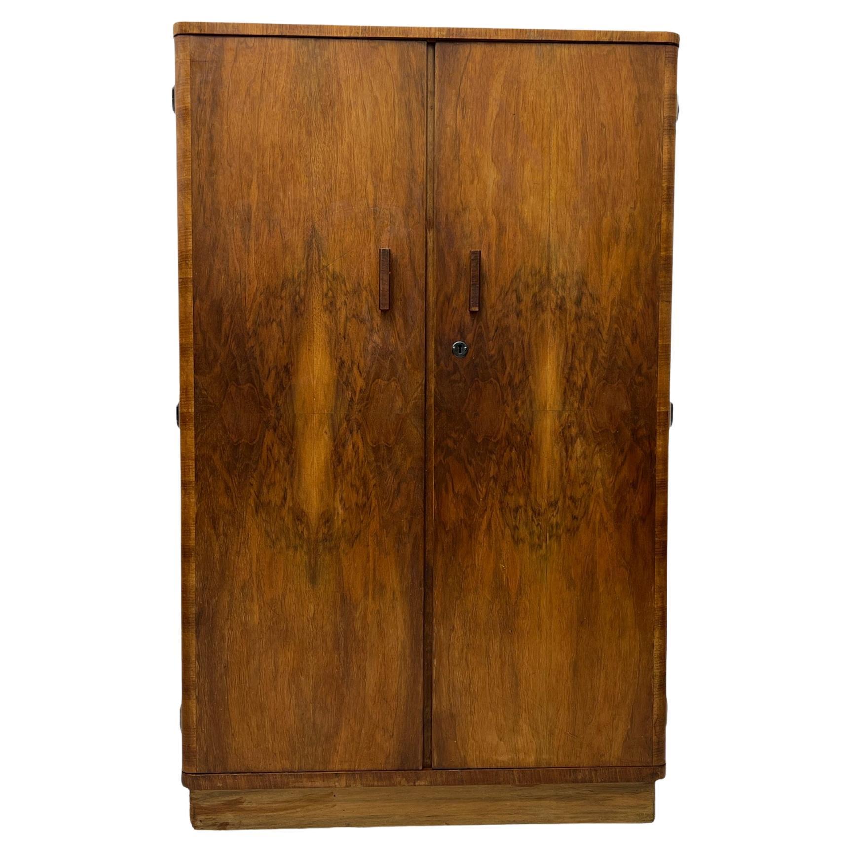 Vintage Cabinet with Gorgeous Wood Grain For Sale