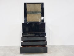 Vintage Cabinet with Mirror from Interlübke, 1980s