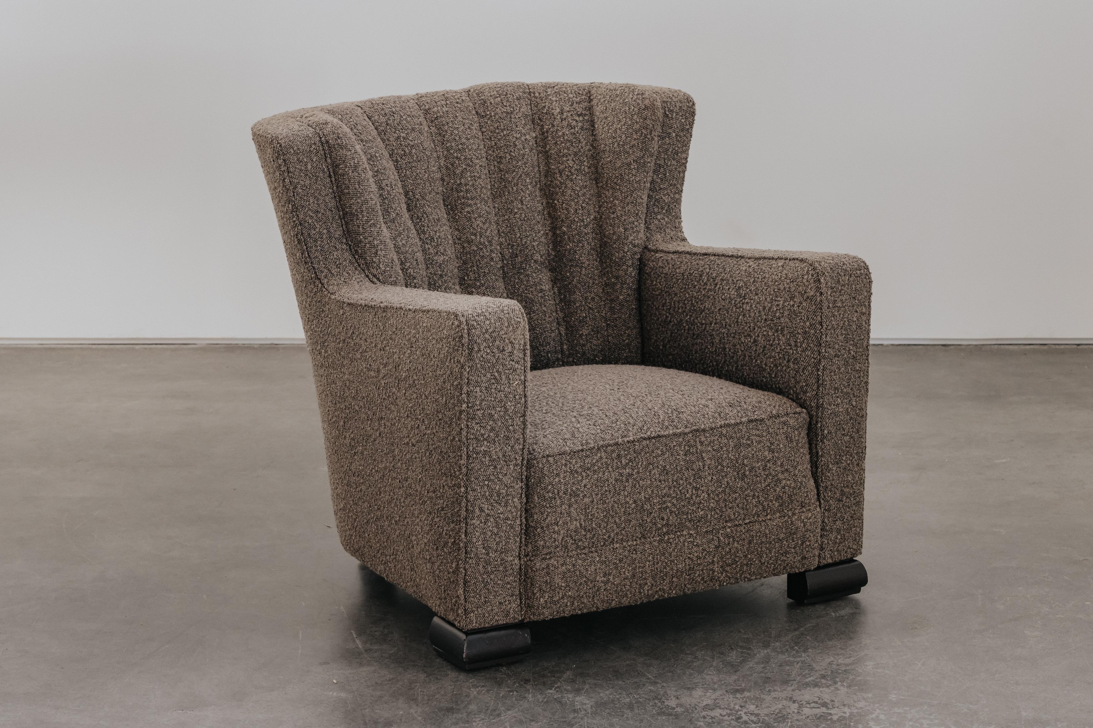 Vintage Cabinetmaker Lounge Chair From Denmark, Circa 1950 In Good Condition For Sale In Nashville, TN