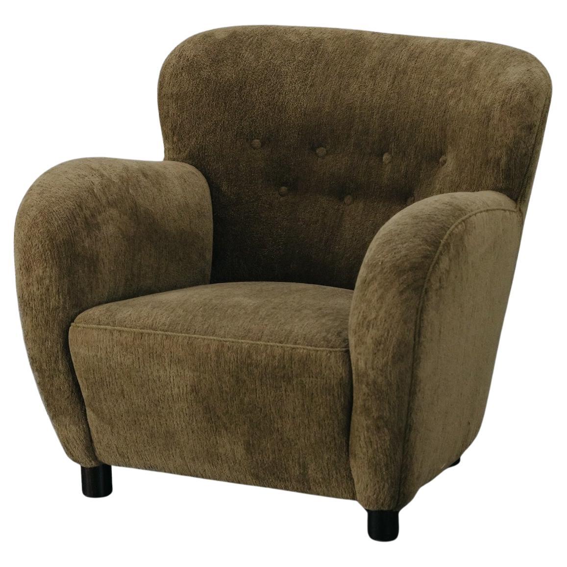 Vintage Cabinetmaker Lounge Chair From Denmark, Circa 1950