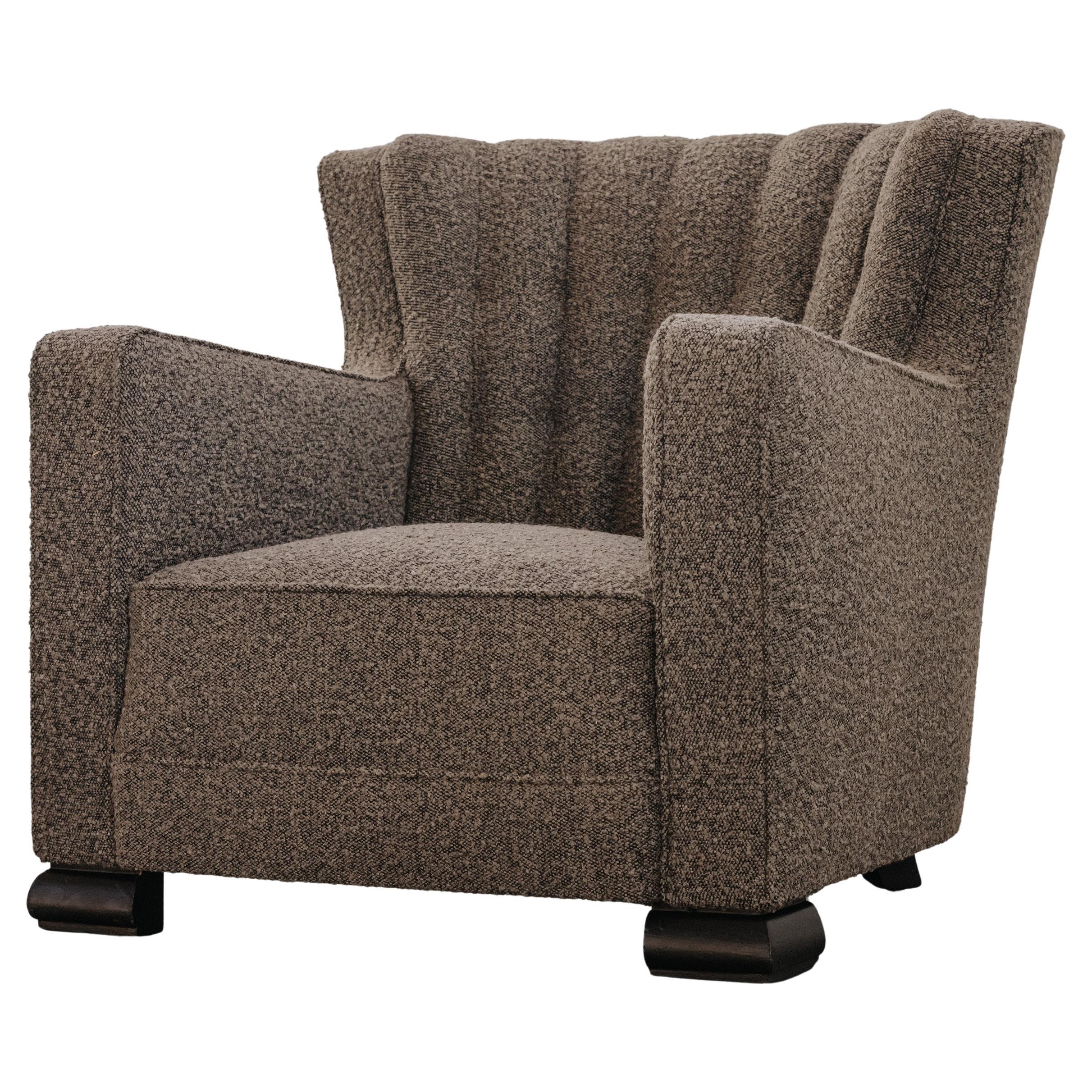 Vintage Cabinetmaker Lounge Chair From Denmark, Circa 1950