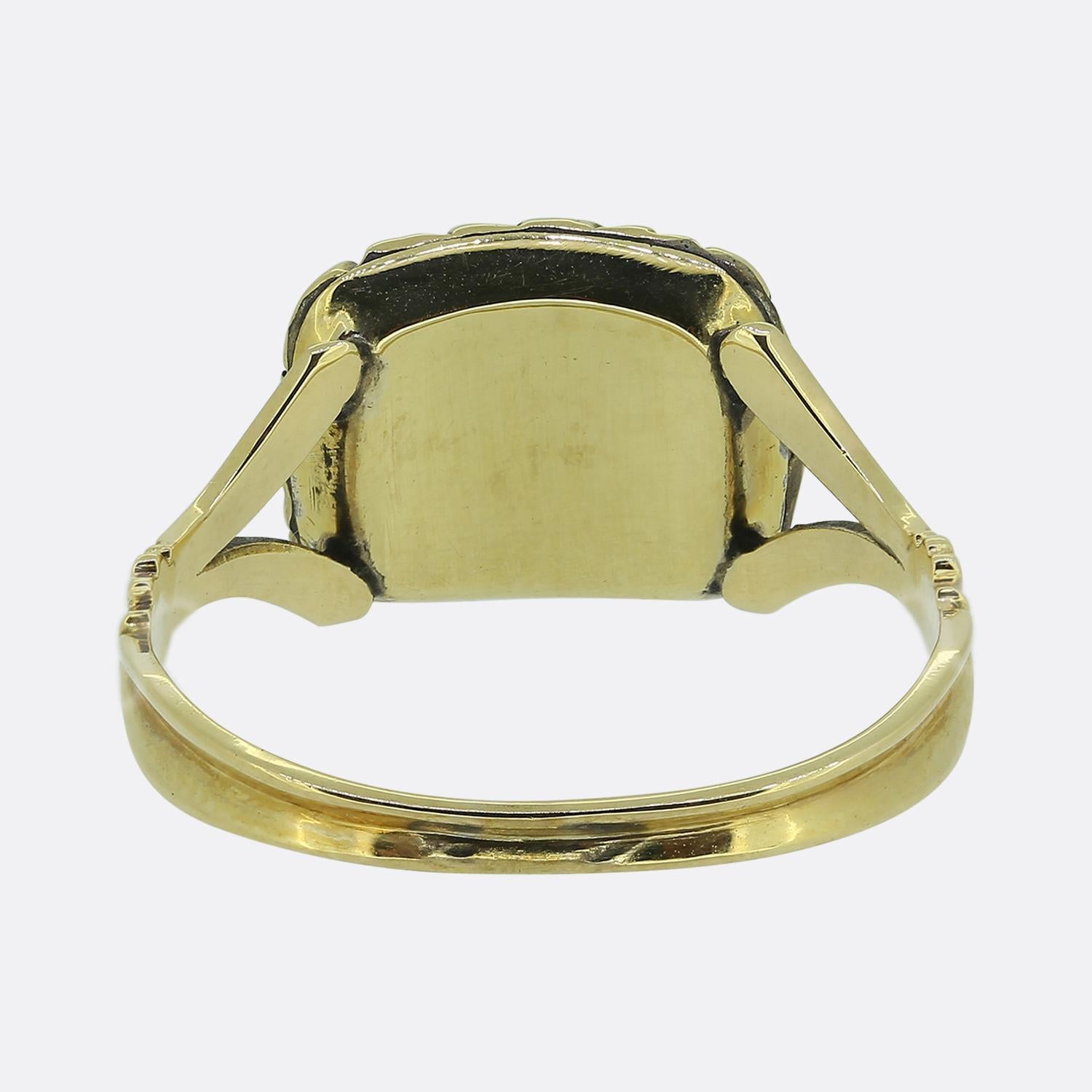 Vintage Cabochon Jade Ring Damen im Angebot
