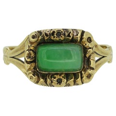 Antique Cabochon Jade Ring
