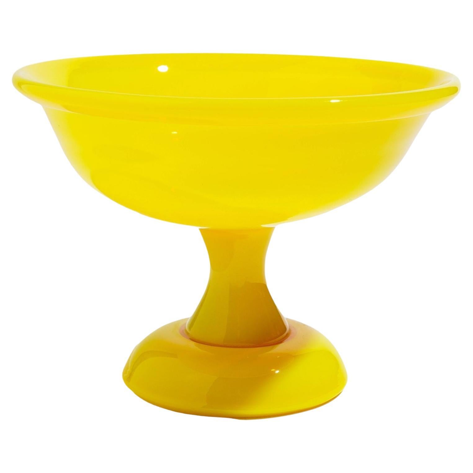 Composta opalina giallo cadmio vintage