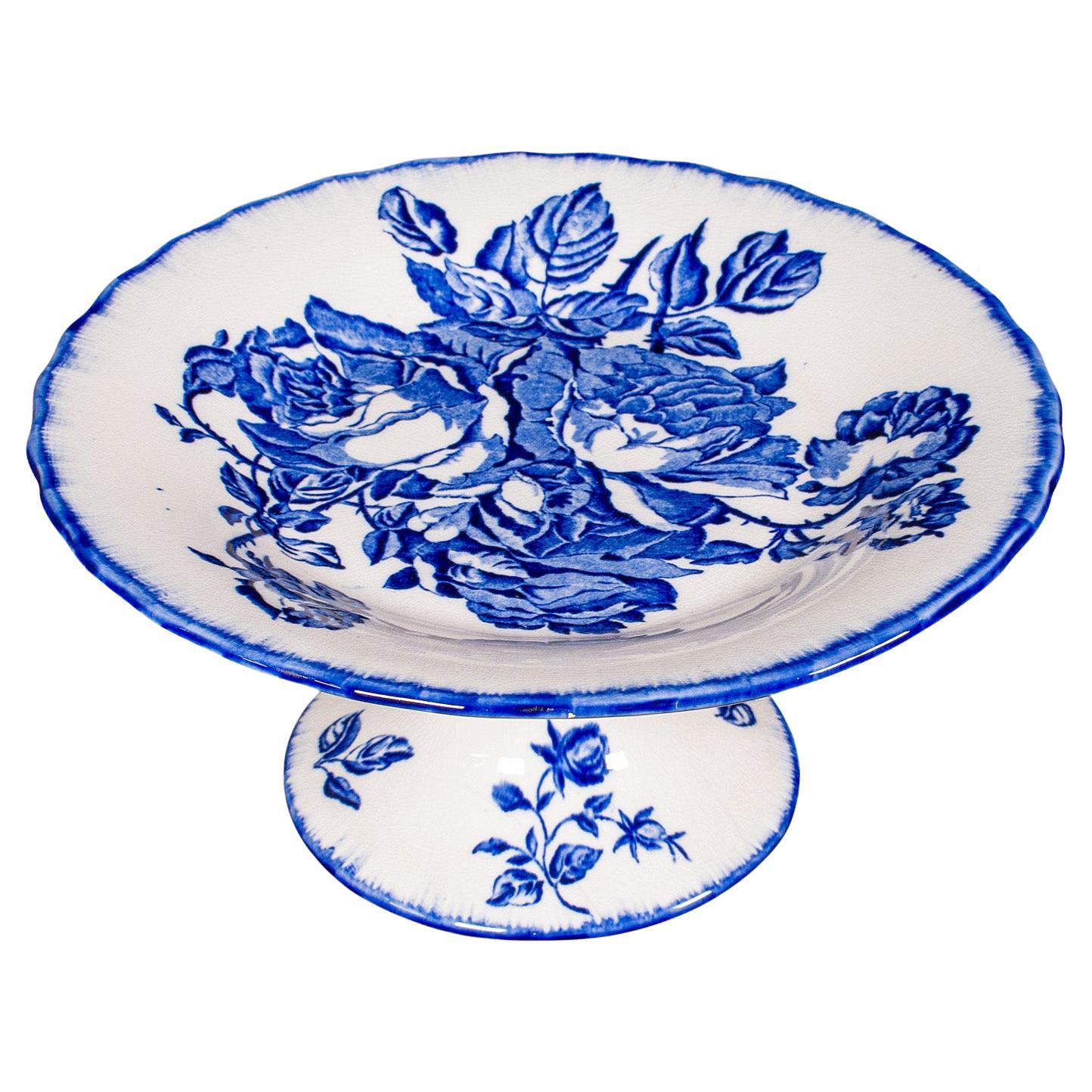 Stand de gâteaux vintage, anglais, céramique, Afternoon Tea Fancies Dish, Circa 1970 en vente