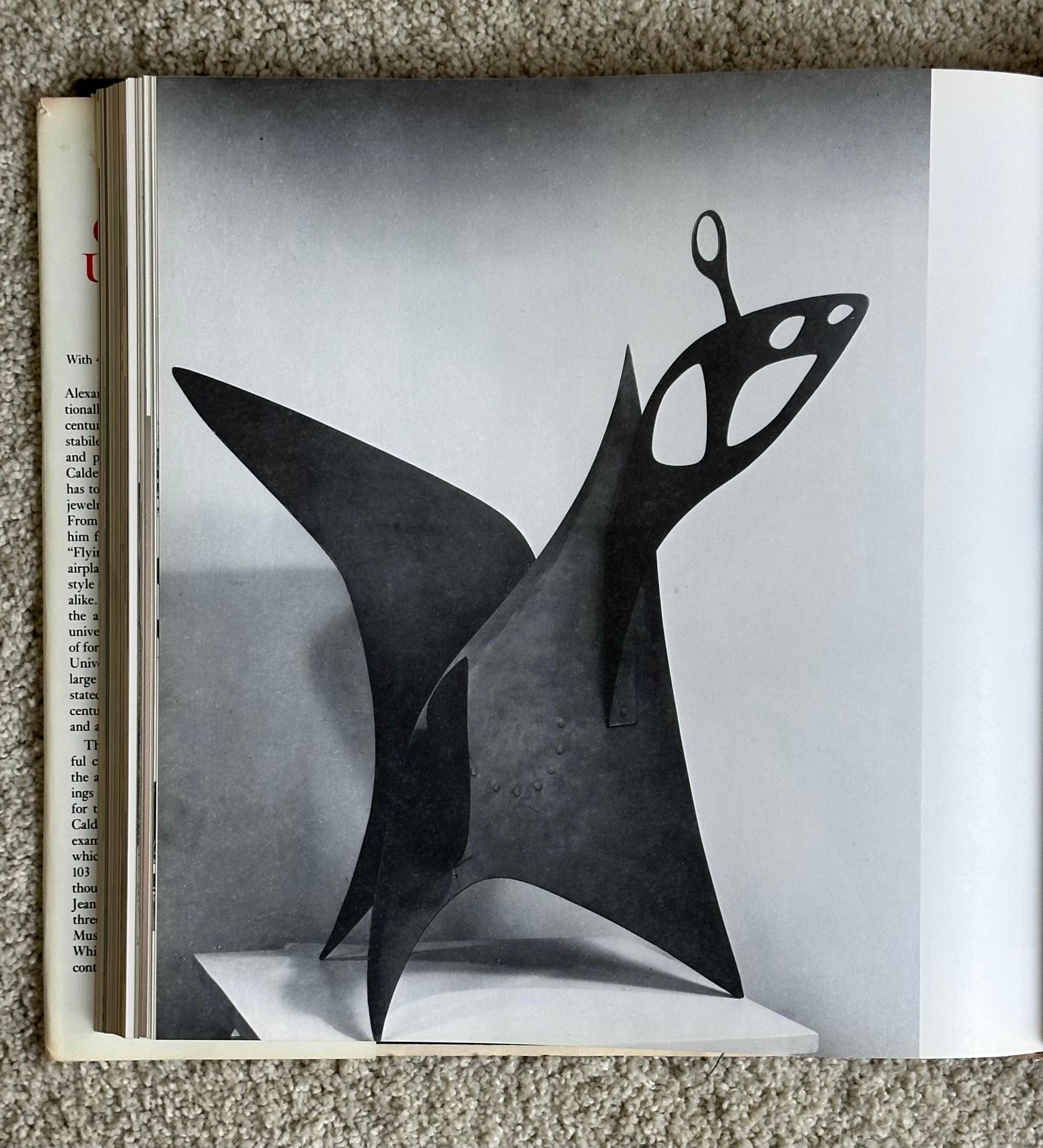 Livre d'art vintage Calder's Universe par Jean Lipman en vente 1