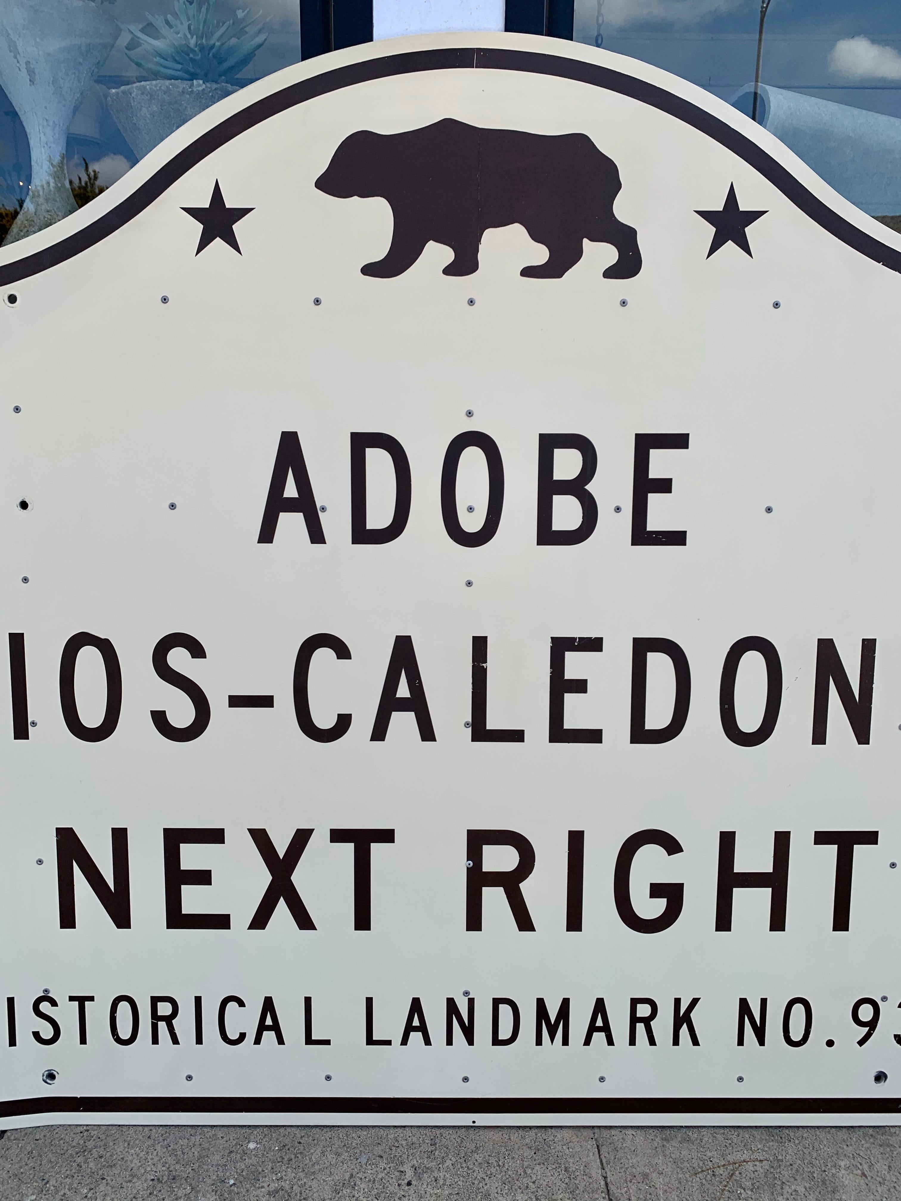 American Vintage California Historical Landmark Sign For Sale