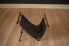 Vintage California Modern Fireplace Log Holder by Gene Tepper