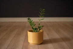 Vintage California Ochre Yellow Planter Pot by Gainey Ceramics