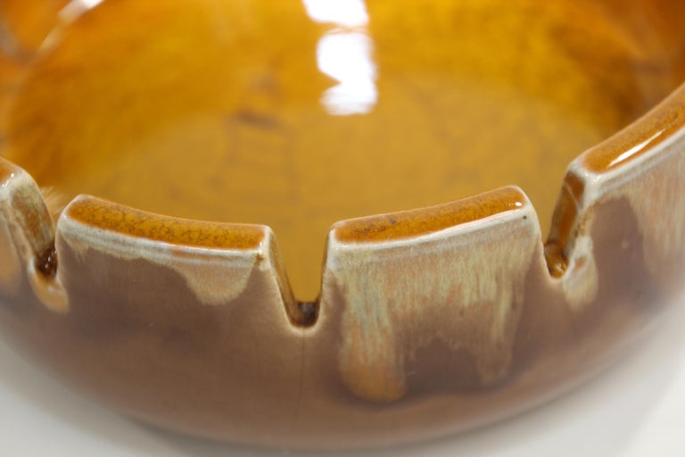 Vintage California Original Ceramic Pottery Ashtray For Sale at 1stDibs