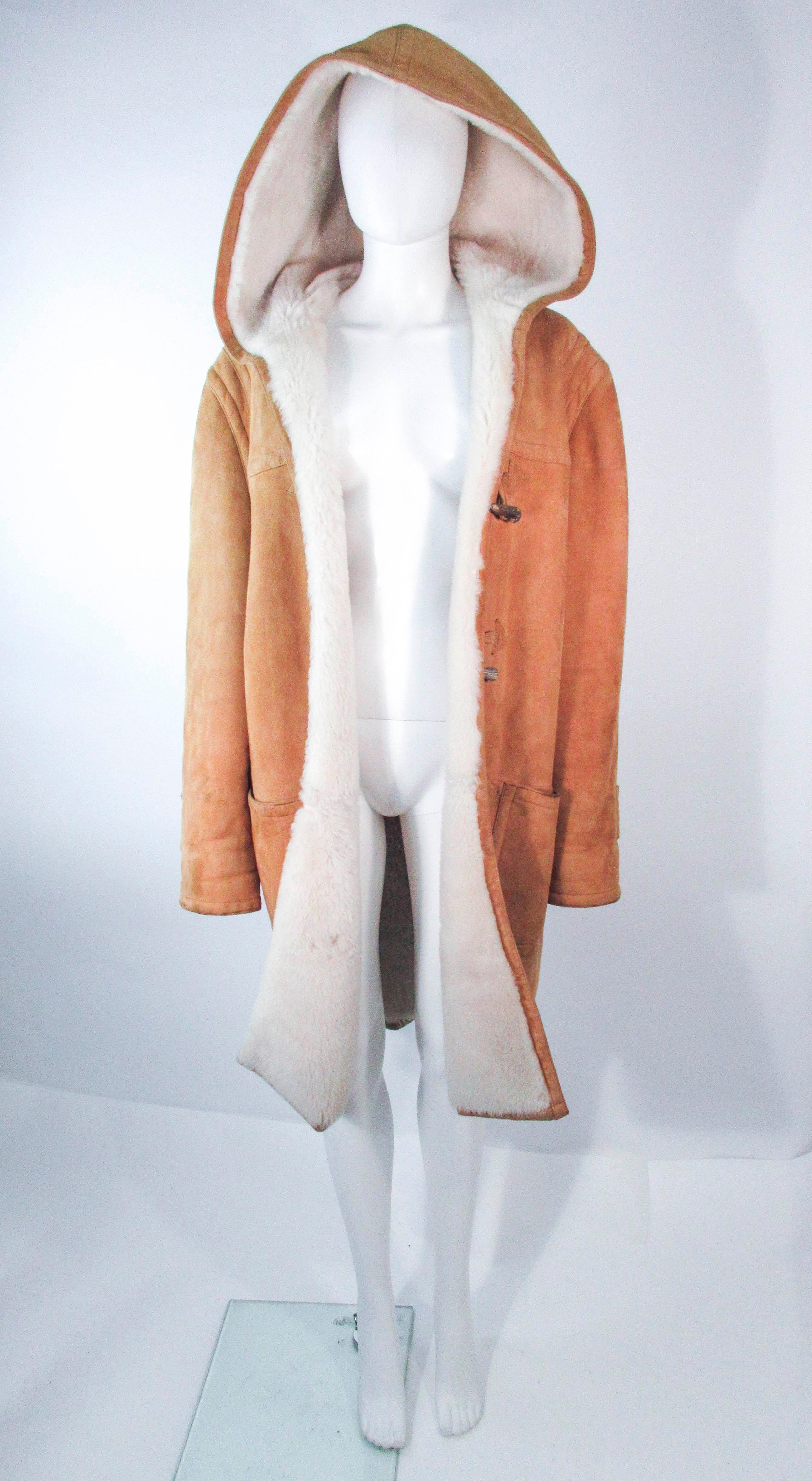vintage shearling coat