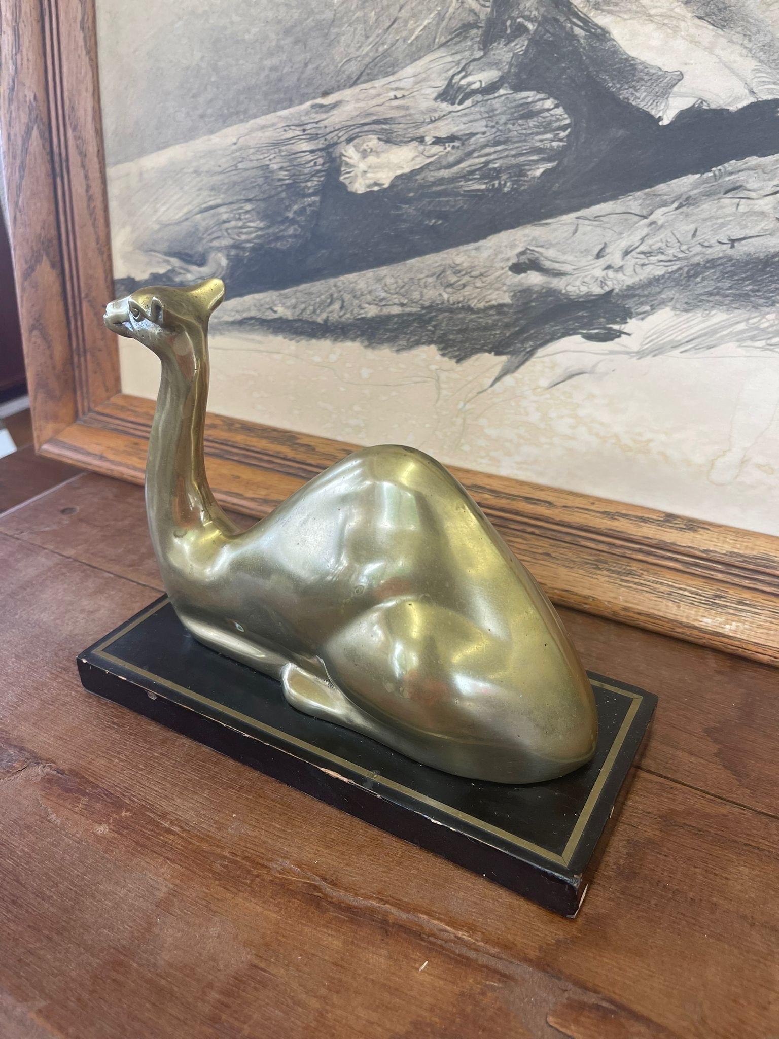 Vintage Camel Figurine Mid Century Modern Decor For Sale 1