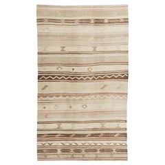 Alfombra Turca Kilim Vintage Camel Corredor  5'5 x 9'4