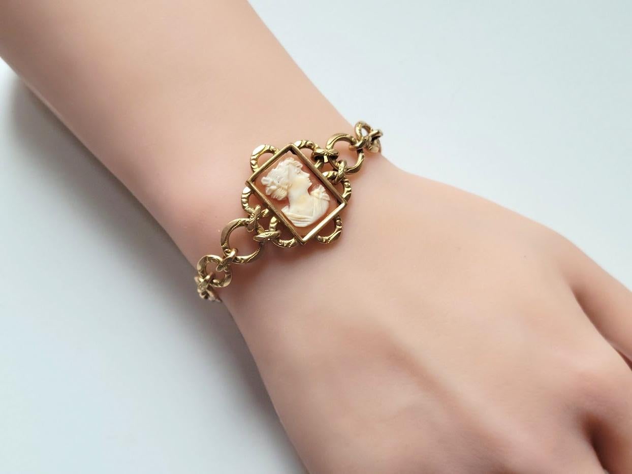 Vintage Kamee-Armband Damen