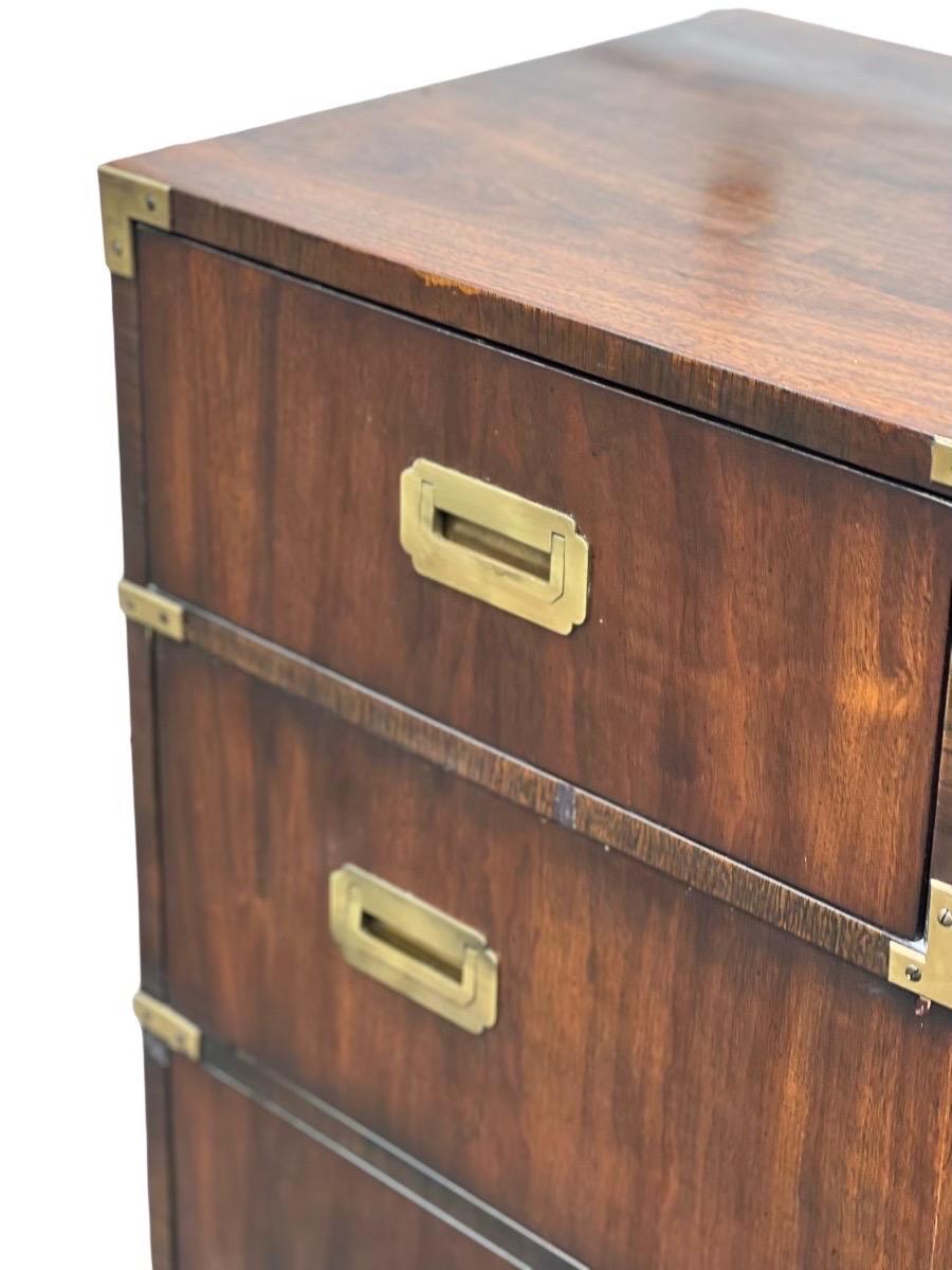 Vintage Campaign Dresser by Lane, Dovetail Drawers 1