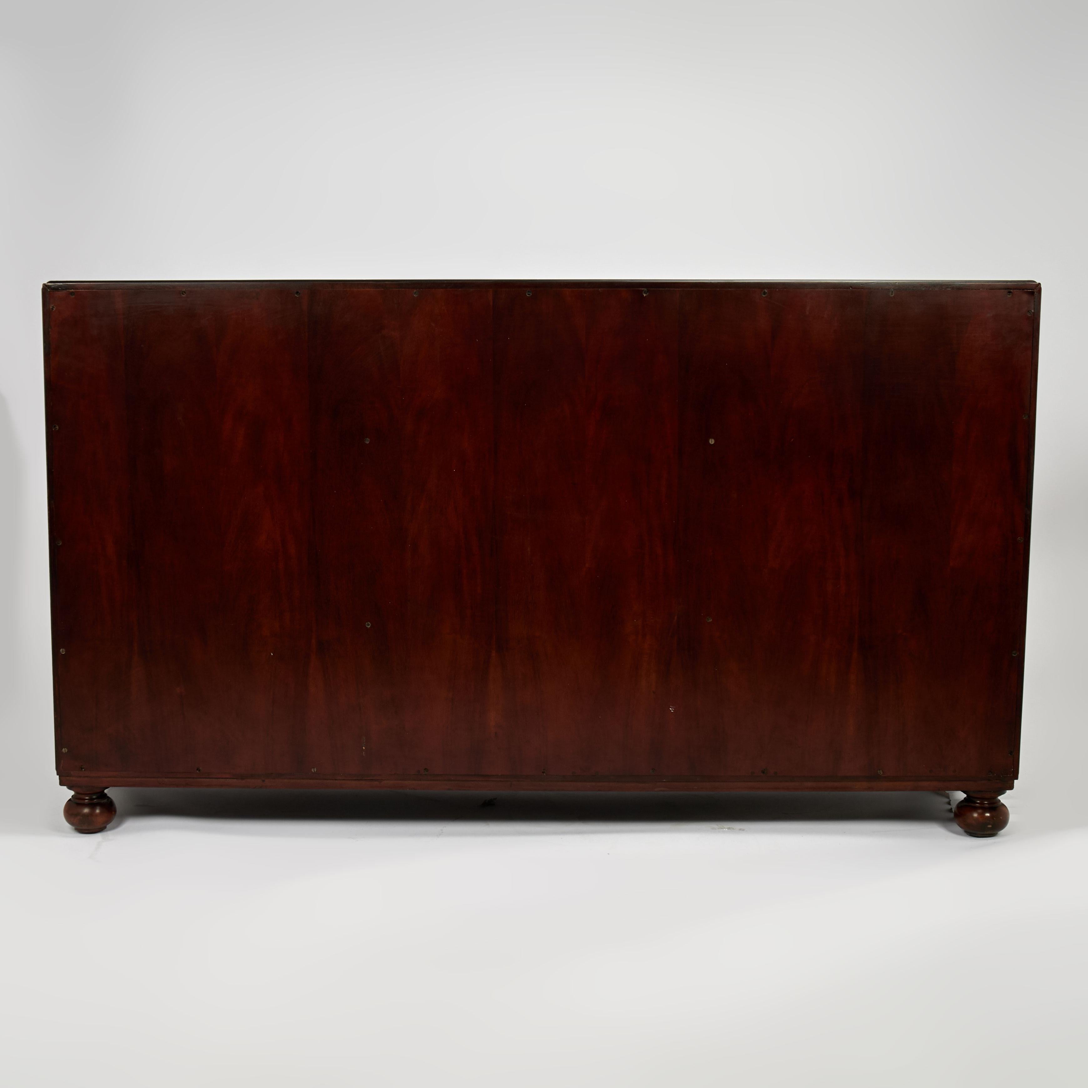 Vintage Campaign Style Chest or Credenza by Theodore Alexander For Sale 13