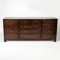 Vintage Campaign Style Chest or Dresser By Heritage