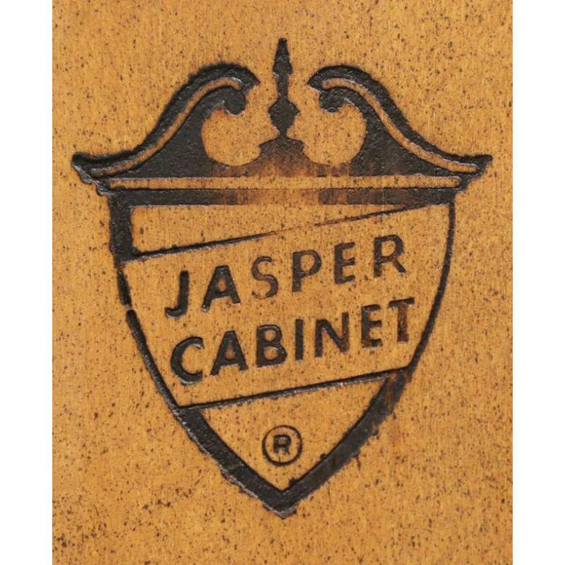 JASPER Oak Campaign Style Curio Cabinet - A 3