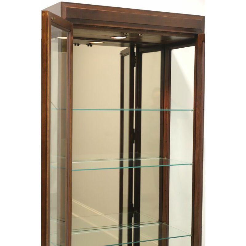 Campaign Style Curio Cabinet by JASPER CABINET COMPANY - B 1