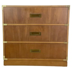 Vintage Campaign-Style Three Drawer Dresser