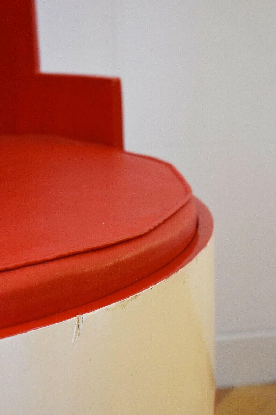Vintage Campbell Soup Chair Attributed to Andy Warhol Pop Art In Good Condition In London, GB